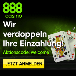 €1500 Willkommensbonus! 888 Online Casino verdoppelt Ihre Einzahlung. Jetzt spielen!